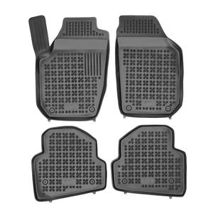 Set covorase auto Rezaw Plast, pentru Skoda Fabia II 2007-2014, 4 bucati, Negru