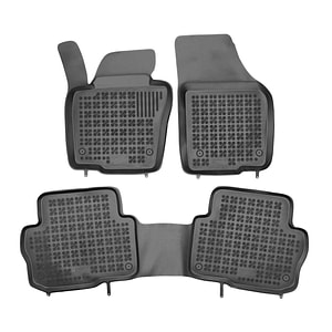Set covorase auto Rezaw Plast, pentru Volkswagen Sharan 2010-2022, 3 bucati, Negru