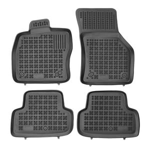 Set covorase auto Rezaw Plast, pentru Volkswagen Golf VII 2012-2019, 4 bucati, Negru