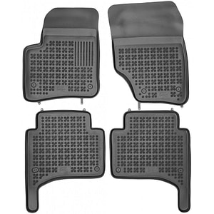 Set covorase auto Rezaw Plast, pentru Volkswagen Touareg 2003-2010, 4 bucati, Negru