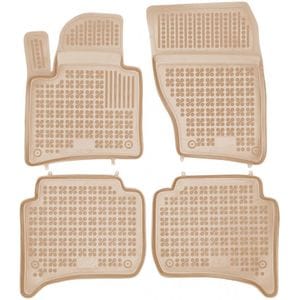 Set covorase auto Rezaw Plast, pentru Volkswagen Touareg 2010-2018, 4 bucati, Crem