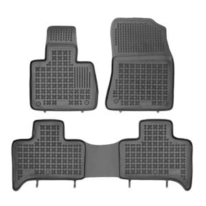 Set covorase auto Rezaw Plast, pentru BMW X5 E53 2000-2007, 3 bucati, Negru