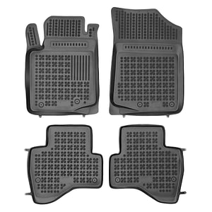 Set covorase auto Rezaw Plast, pentru Toyota Aygo 2014-2021, 4 bucati, Negru