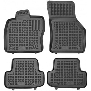 Set covorase auto Rezaw Plast, pentru Audi Q2 2016-prezent, 4 bucati, Negru