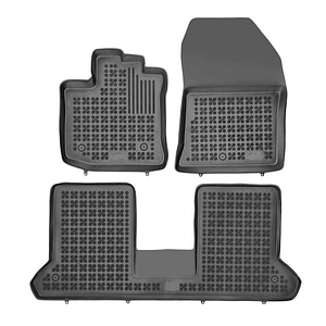 Set covorase auto Rezaw Plast, pentru Dacia Dokker 2012-prezent, 3 bucati, Negru