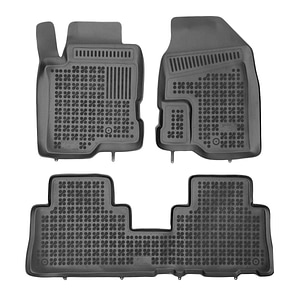 Set covorase auto Rezaw Plast, pentru Chevrolet Captiva 2006-2018, 3 bucati, Negru