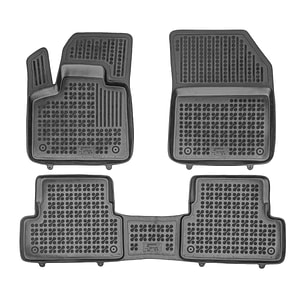 Set covorase auto Rezaw Plast, pentru Peugeot 3008 2016-2024, 3 bucati, Negru