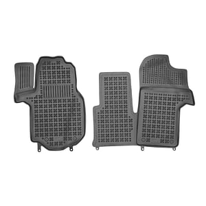Set covorase auto Rezaw Plast, pentru Volkswagen Crafter 2017-prezent, 2 bucati, Negru