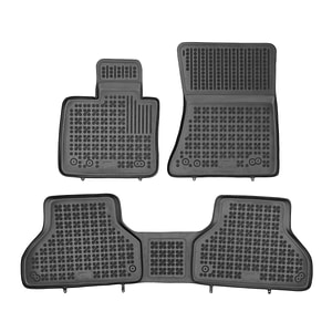 Set covorase auto Rezaw Plast, pentru BMW X6 E71 2008-2014, 3 bucati, Negru