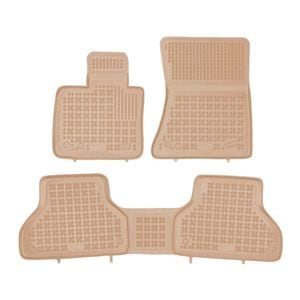 Set covorase auto Rezaw Plast, pentru BMW X6 E71 2008-2014, 3 bucati, Crem