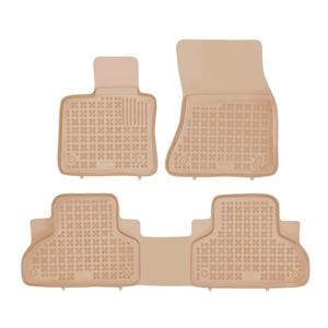 Set covorase auto Rezaw Plast, pentru BMW X6 F16 2014-2019, 3 bucati, Crem