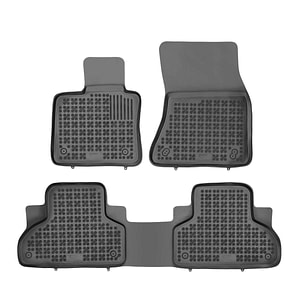 Set covorase auto Rezaw Plast, pentru BMW X5 F15 2013-2018, 3 bucati, Negru