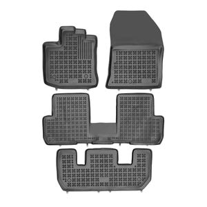 Set covorase auto Rezaw Plast, pentru Dacia Lodgy 2012-prezent, 4 bucati, Negru