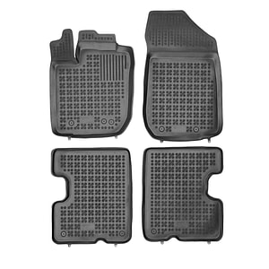 Set covorase auto Rezaw Plast, pentru Dacia Duster 2013-2017, 4 bucati, Negru