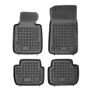 Set covorase auto Rezaw Plast, pentru BMW Seria 3 F30/F31 2012-2019, 4 bucati, Negru