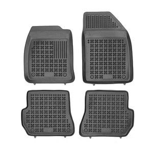 Set covorase auto Rezaw Plast, pentru Ford Fiesta 2002-2008, 4 bucati, Negru