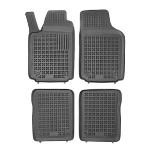 Set covorase auto Rezaw Plast, pentru Audi A2 2000-2005, 4 bucati, Negru