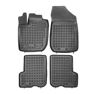 Set covorase auto Rezaw Plast, pentru Dacia Logan 2013-2020, 4 bucati, Negru