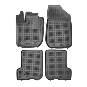 Set covorase auto Rezaw Plast, pentru Dacia Sandero 2013-2020, 4 bucati, Negru