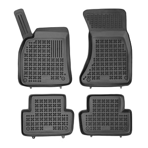 Set covorase auto Rezaw Plast, pentru Audi A5 8T 2007-2017, 4 bucati, Negru