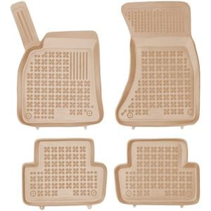 Set covorase auto Rezaw Plast, pentru Audi A5 8T 2007-2017, 4 bucati, Crem
