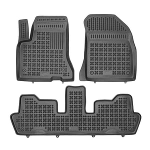 Set covorase auto Rezaw Plast, pentru Citroen C4 Picasso 2006-2013, 3 bucati, Negru