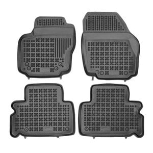 Set covorase auto Rezaw Plast, pentru Ford S-Max 2006-2015, 4 bucati, Negru