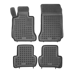 Set covorase auto Rezaw Plast, pentru Mercedes C-Class W204 2007-2014, 4 bucati, Negru