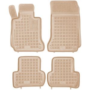 Set covorase auto Rezaw Plast, pentru Mercedes C-Class W204 2007-2014, 4 bucati, Crem