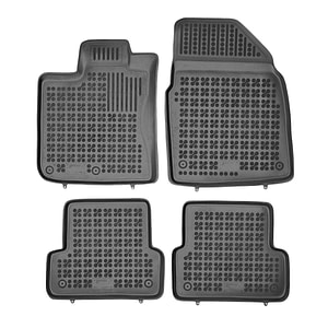 Set covorase auto Rezaw Plast, pentru Nissan Qashqai 2006-2013, 4 bucati, Negru