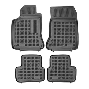 Set covorase auto Rezaw Plast, pentru Mercedes GLA X156 2014-2020, 4 bucati, Negru