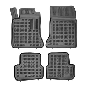 Set covorase auto Rezaw Plast, pentru Mercedes CLA C117 2013-2019, 4 bucati, Negru