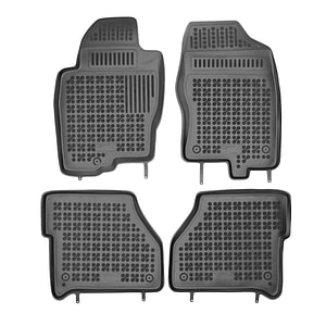 Set covorase auto Rezaw Plast, pentru Nissan Navara 2005-2010, 4 bucati, Negru