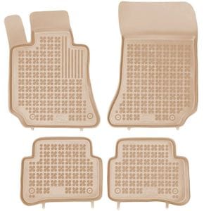 Set covorase auto Rezaw Plast, pentru Mercedes E-Class W212 2009-2016, 4 bucati, Crem