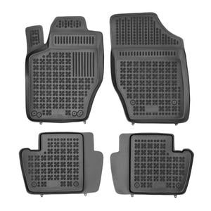Set covorase auto Rezaw Plast, pentru Peugeot 307 2001-2008, 4 bucati, Negru