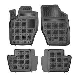 Set covorase auto Rezaw Plast, pentru Peugeot 307 2001-2008, 4 bucati, Negru