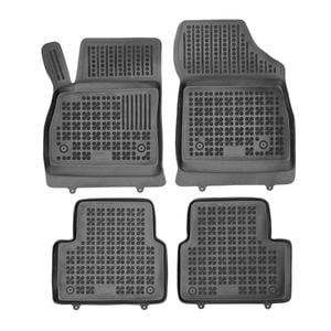 Set covorase auto Rezaw Plast, pentru Opel Astra K 2015-2021, 4 bucati, Negru