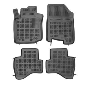 Set covorase auto Rezaw Plast, pentru Peugeot 107 2005-2014, 4 bucati, Negru