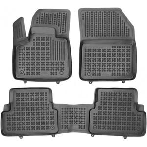 Set covorase auto Rezaw Plast, pentru Peugeot 3008 2016-2024, 3 bucati, Negru