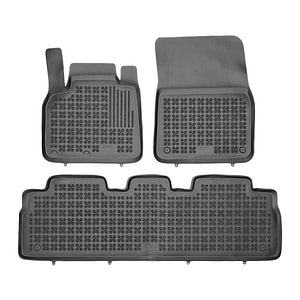 Set covorase auto Rezaw Plast, pentru Renault Espace 2002-2014, 3 bucati, Negru