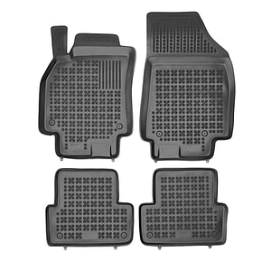 Set covorase auto Rezaw Plast, pentru Renault Fluence 2009-prezent, 4 bucati, Negru