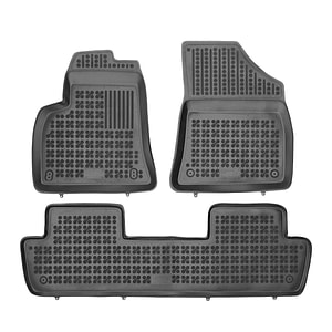 Set covorase auto Rezaw Plast, pentru Peugeot 5008 2009-2017, 4 bucati, Negru