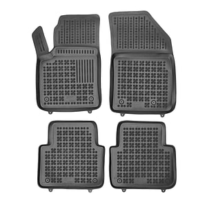 Set covorase auto Rezaw Plast, pentru Opel Crossland X 2017-prezent, 4 bucati, Negru