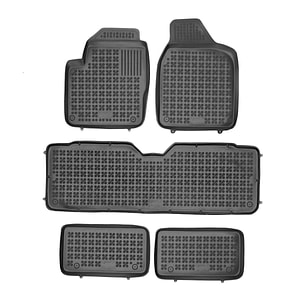 Set covorase auto Rezaw Plast, pentru Seat Alhambra 1996-2010, 5 bucati, Negru