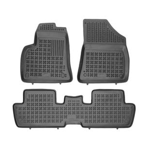 Set covorase auto Rezaw Plast, pentru Peugeot 3008 2009-2016, 3 bucati, Negru