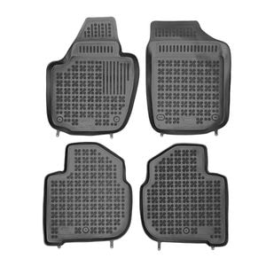 Set covorase auto Rezaw Plast, pentru Seat Toledo 2013-2019, 4 bucati, cauciuc, negru
