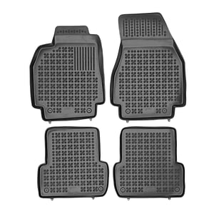 Set covorase auto Rezaw Plast, pentru Renault Megane II 2002-2009, 4 bucati, Negru