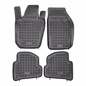 Set covorase auto Rezaw Plast, pentru Skoda Fabia III 2014-2018, 4 bucati, Negru