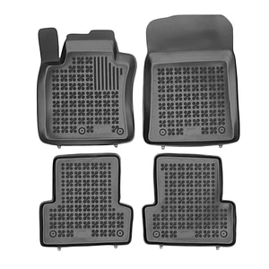 Set covorase auto Rezaw Plast, pentru Renault Modus 2004-2012, 4 bucati, Negru