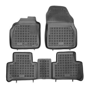 Set covorase auto Rezaw Plast, pentru Renault Scenic 2009-2016, 3 bucati, Negru